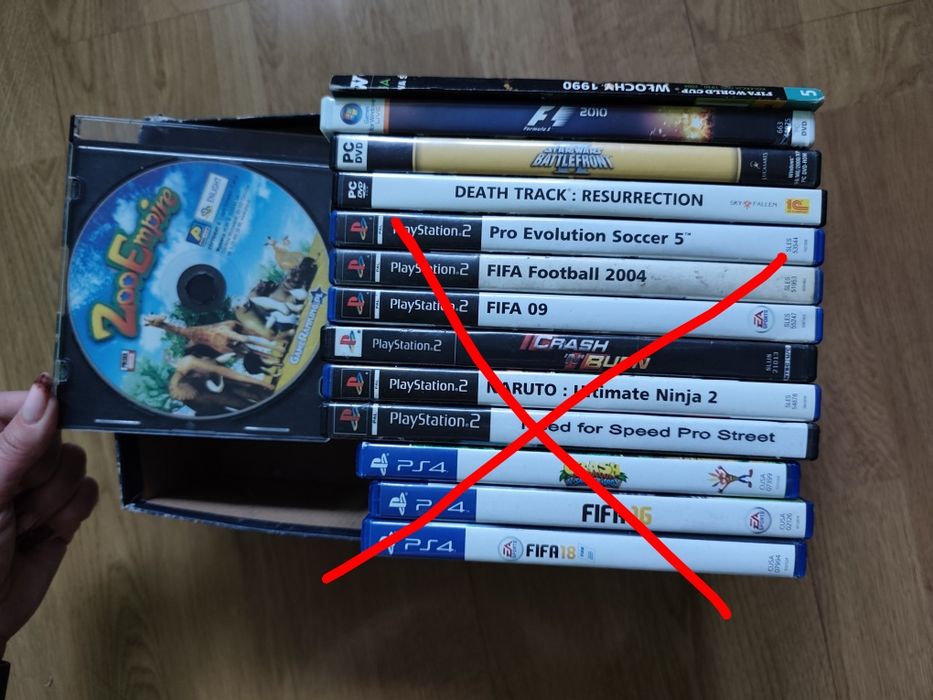Zestaw gier PC (5 sztuk) – Star Wars Battlefront, F1, Zoo Empire, FIFA