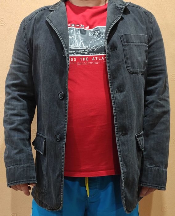 Піджак джинсовий чоловічий Emilio Guido. 100% Cotton