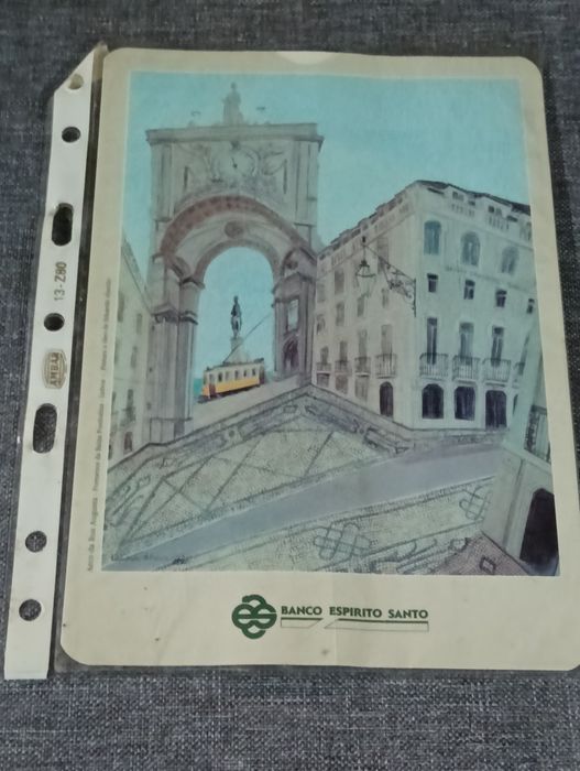Calendário grande Banco Espírito Santo