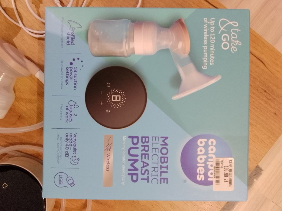 Laktator elektryczny Canpol Babies take&go