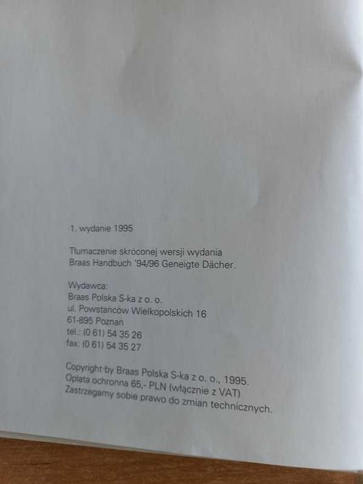 Podręcznik Braas Dachy spadziste