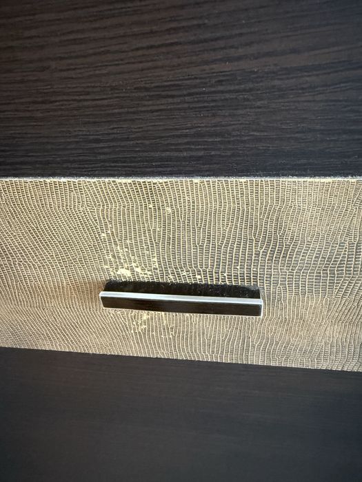 Zestaw mebli do sypialni lub salonu szafa komoda black red white