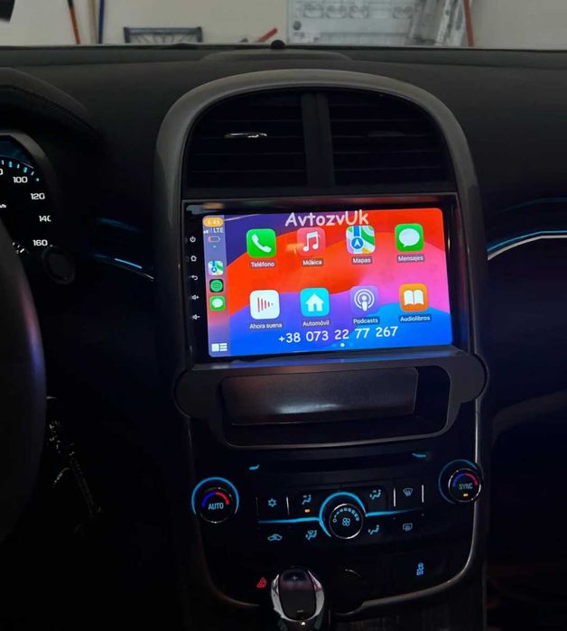 Магнитола MALIBU Chevrolet ORLANDO TRACKER TRAX Малибу CarPlay Android 16