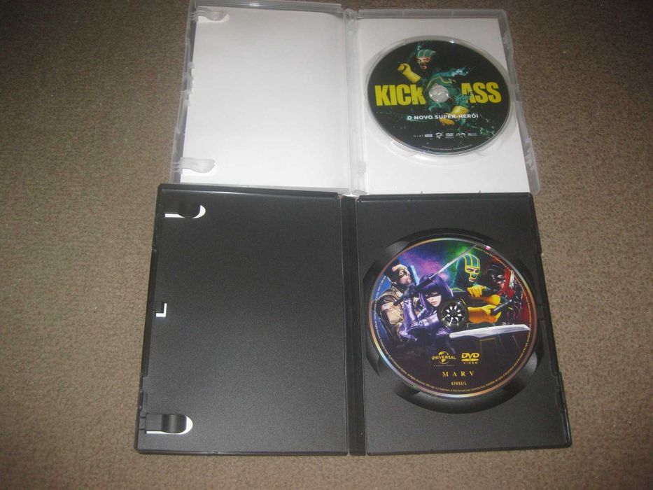 Colecção Completa em DVD "Kick Ass" com Aaron Taylor-Johnson