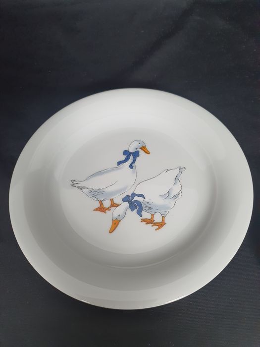 Zestaw trio Schumann motyw kaczki jak nowy