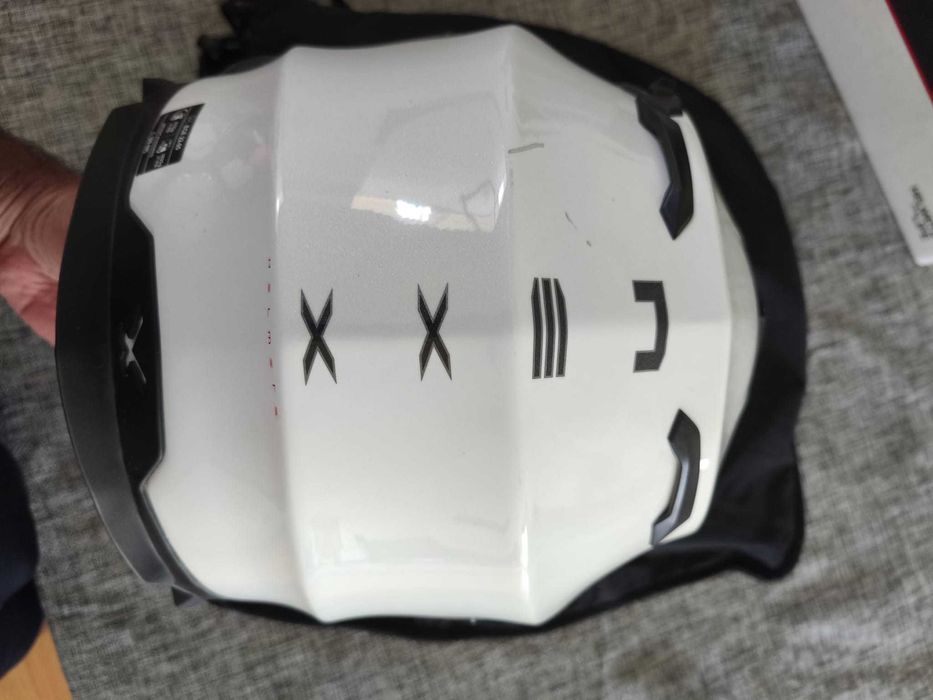 capacete mota Nexx Wed 2 branco tamanho L, optimo estado