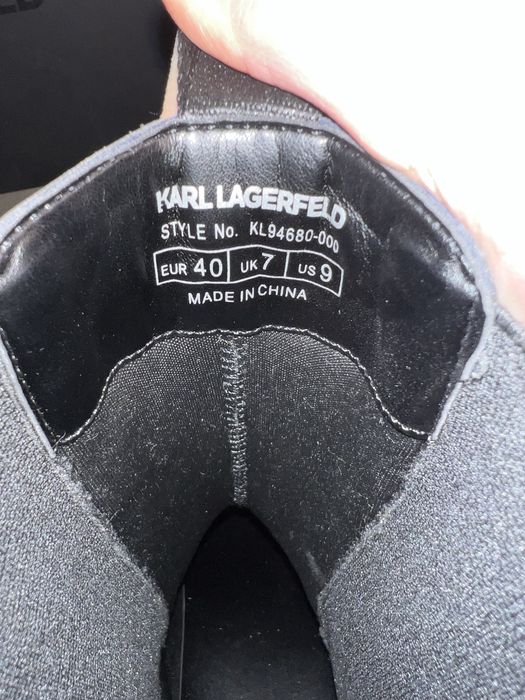 Karl lagerfeld botki damskie rozmiar 40