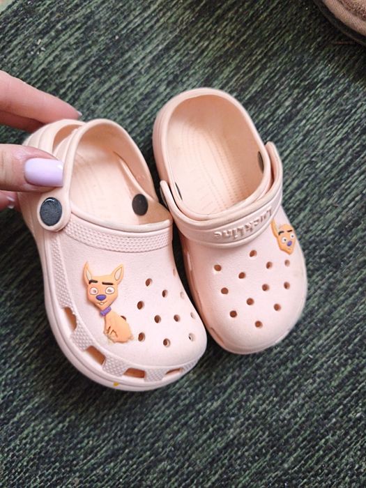 Крокси 24 25 р персикового кольору 13 см устілка