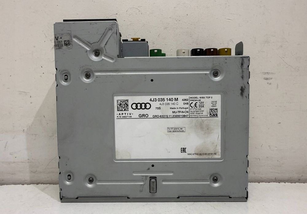 audi e-tron 4j3 gt sterownik centralny nawigacji system mii gps 4j3035140m