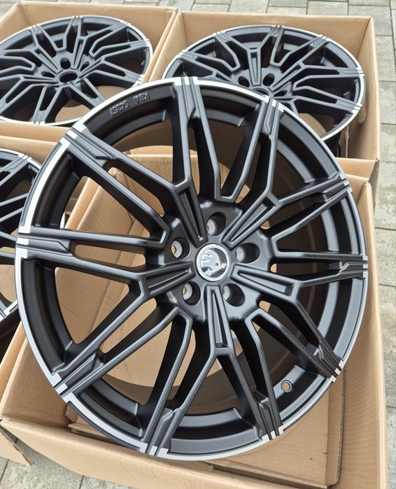 Felgi 19" 5x112 VW BMW Skoda Mercedes Audi Cupra MG Nowe Czarne | #B3