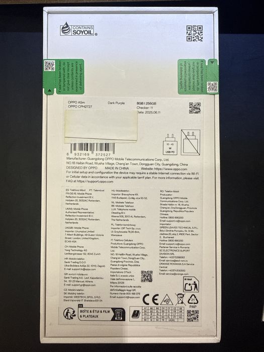 Telemóvel OPPO A5m (8GB/256GB) Preto Nébula COM FATURA E GARANTIA