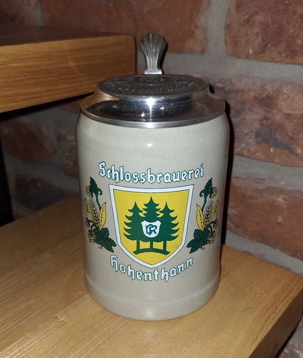 Kufel ceramiczny do piwa - Browar Hohenthanner Schlossbrauerei