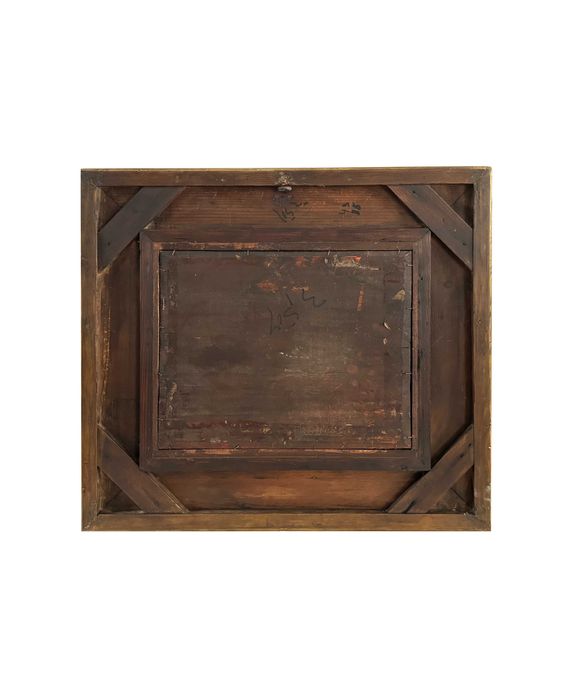 Pintura família Henri Desfontaines Barbizon | século XIX