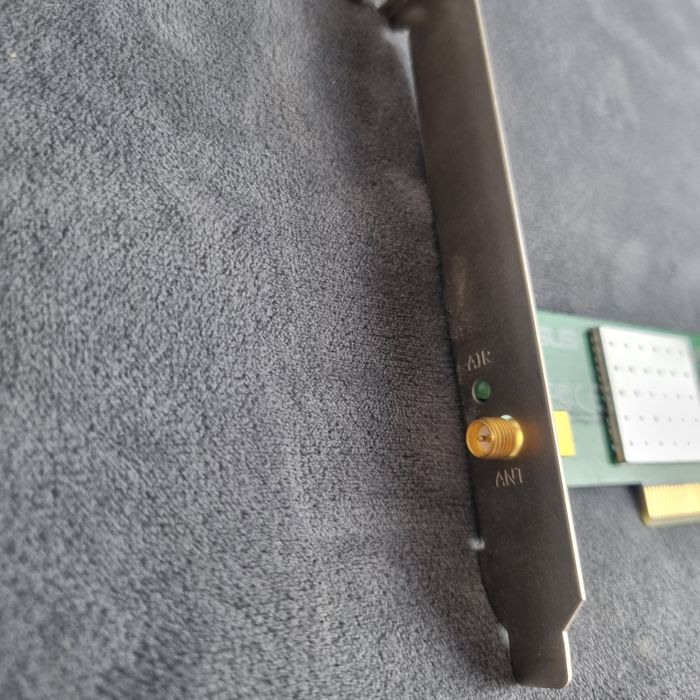 Karta sieciowa Wi-Fi PCI ASUS WL-138g V2 | Broadcom BCM4318 | RP-SMA | Retro PC