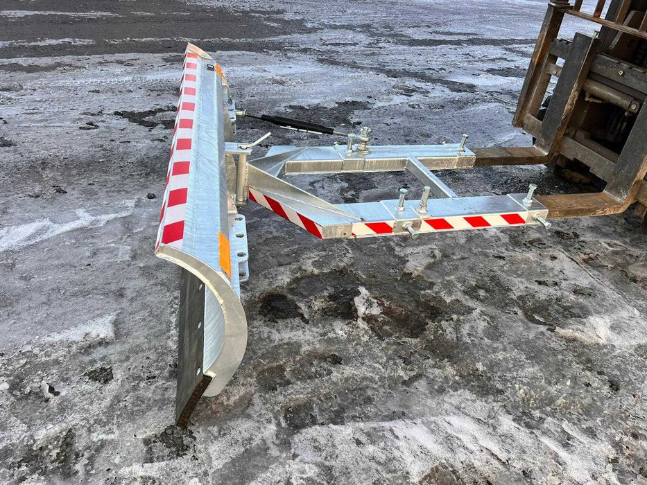 Pług do Wózka Widłowego odśnieżanie śnieg na widły ocynk POLSKA PROD