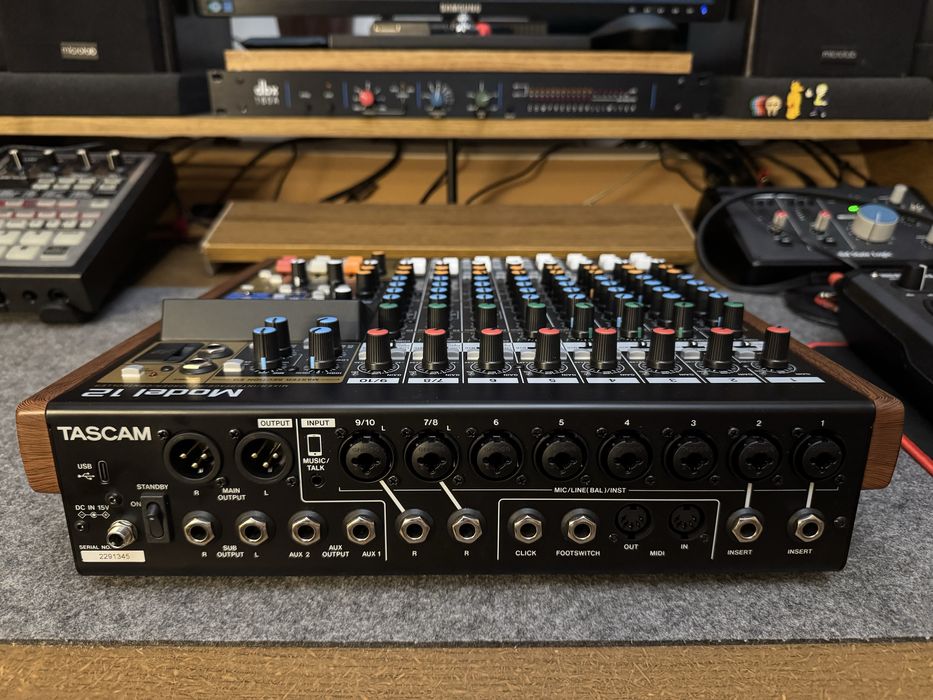 Tascam Model 12 digital mixer multitrack interface recorder