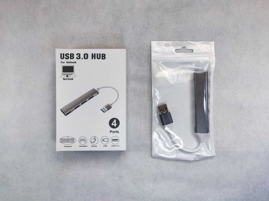 USB Type-A, Type-С 3.0 Hub | 4 Порта | Хаб Адаптер / Концентратор