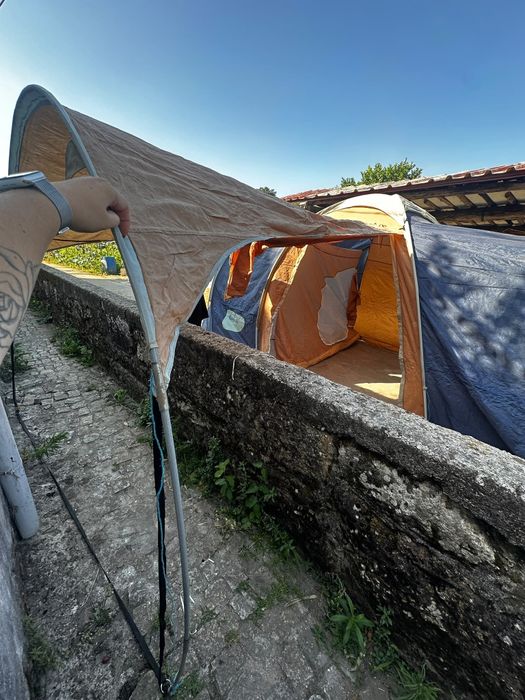 Vendo tenda de campismo para desocupar de cupula  até 8 pessoas