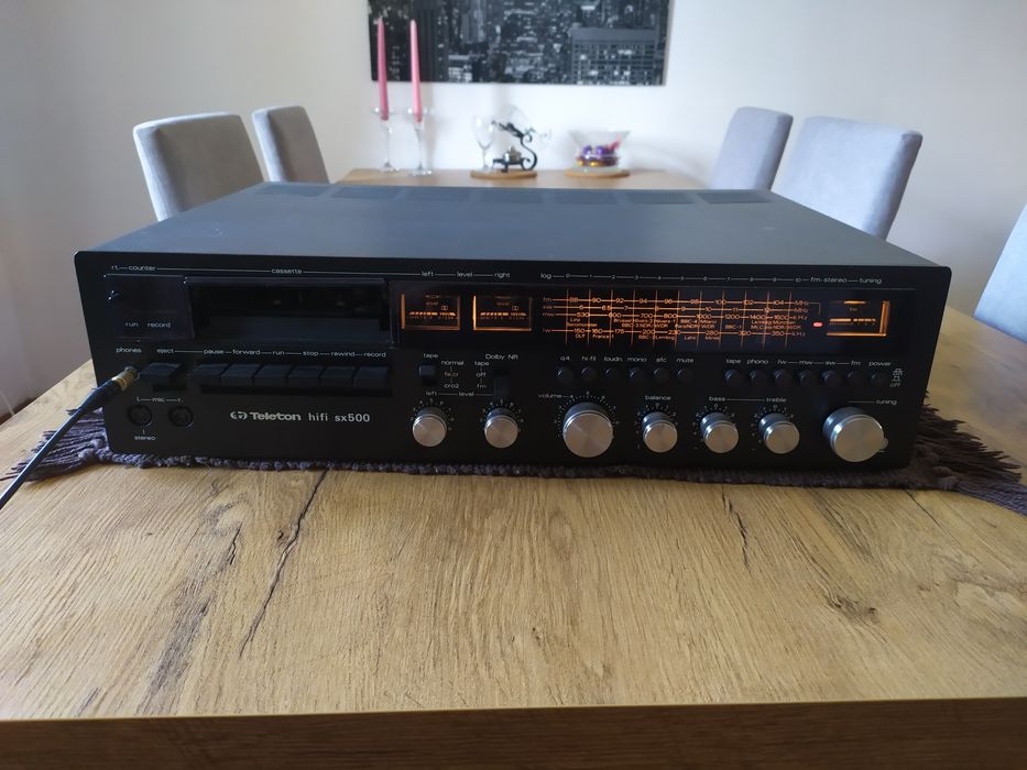 Amplituner z magnetofonem Teleton HiFi SX500