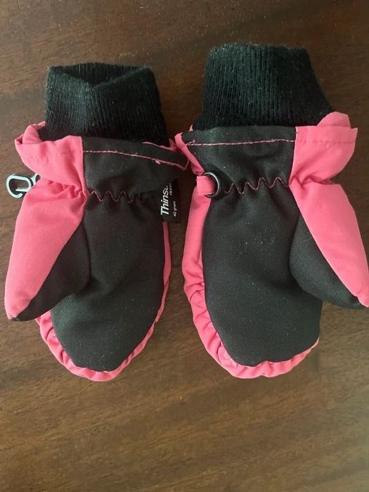 Luvas Berg Criança Rosa 3M Thinsulate 40g Impermeáveis Inverno Ski Neve