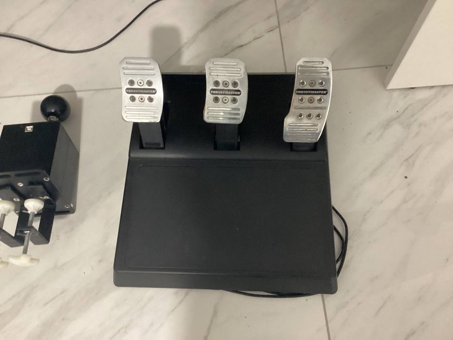 Thrustmaster T300 alcantara + КПП + ручник