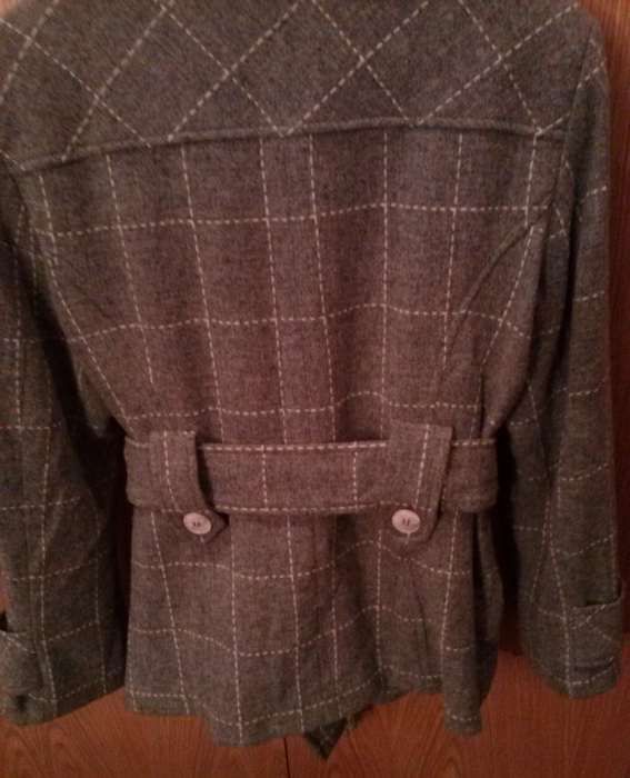 Casaco fazenda cinza, curto - Tam L - Women.03