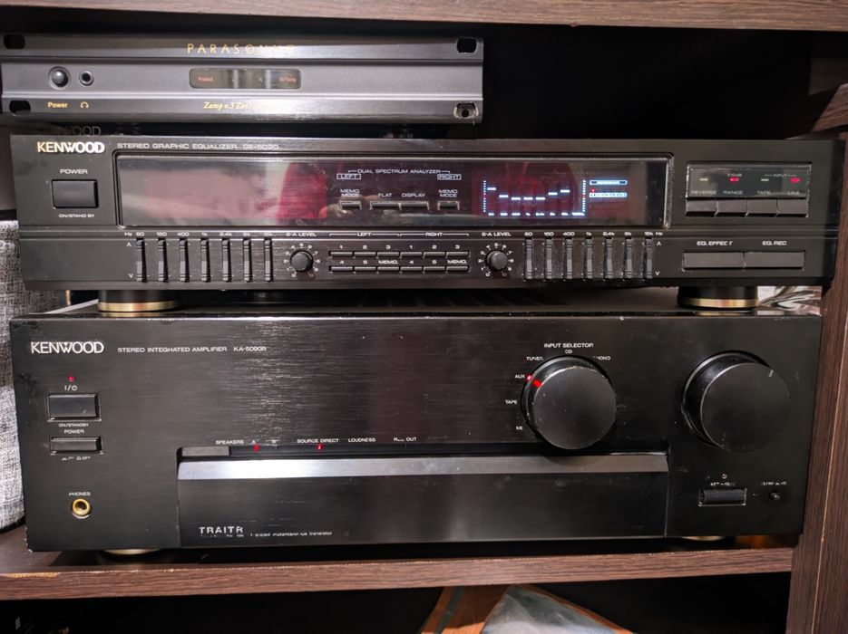 Kenwood KA-5090R  підсилювач, Еквалайзер Kenwood GE 5020