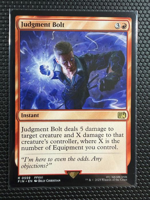 MTG Final Fantasy - Judgment Bolt (R 0559)