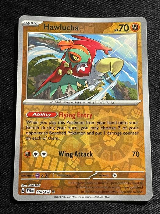 Carta Pokémon Hawlucha 118/198 Scarlet & Violet