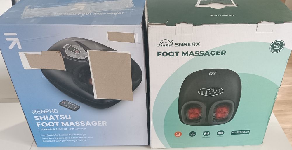 Масажер для ніг шиацу Snailax з підігрівом Массажер для ног