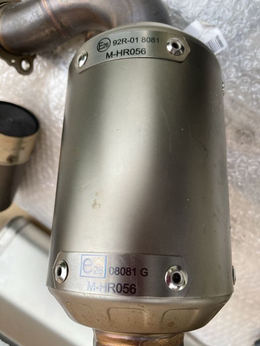 BMW G310 R GS full Akrapovic Racing line tlumik wydech jak nowy