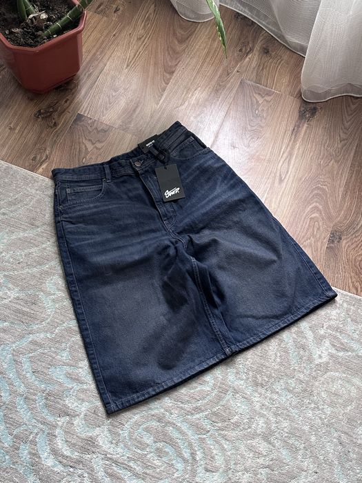 Bershka baggy jorts | широкі джинсові шорти бершка