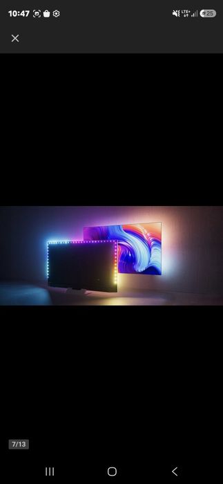 Nowy TV Philips Led 55 cali plaski  Ambilight x3  android  Smart new***