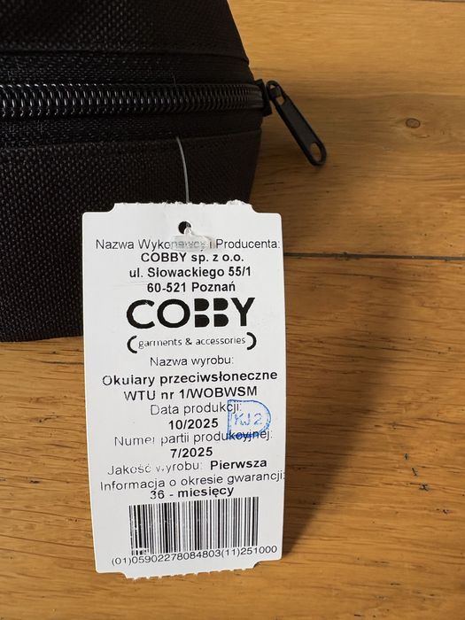 Nowe Okulary Taktyczne Przeciwsłoneczne WTU 1/WOBWSM