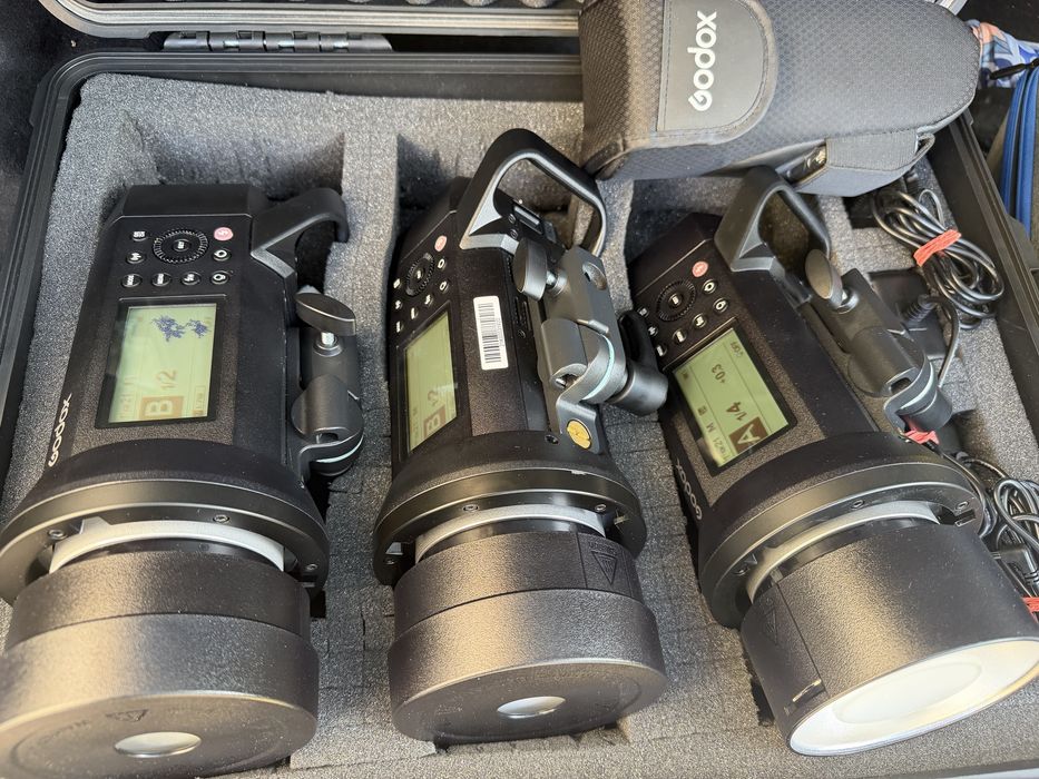 3 x Godox Ad400pro