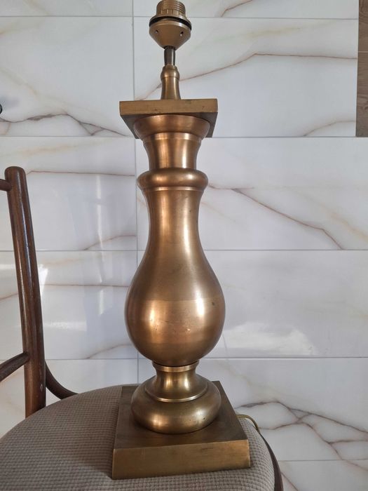 Lampa mosiężna duża