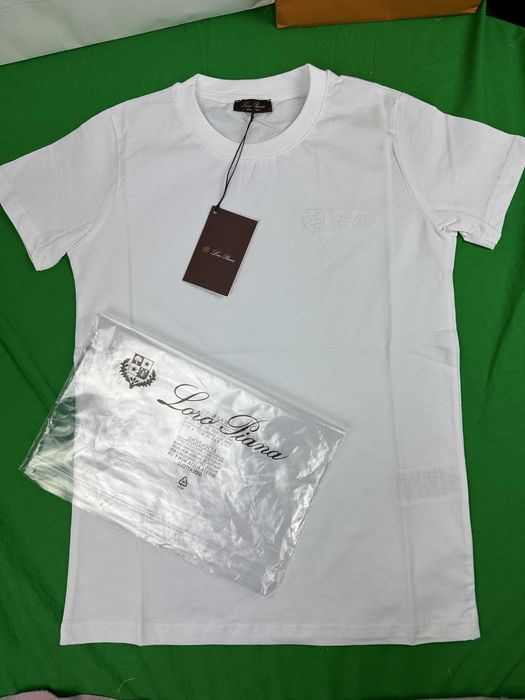 Koszulki shirt Loro Piana damskie koszulka damska ultra premium biała