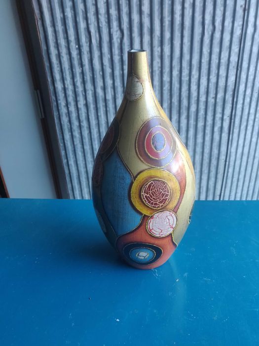 vaso pintado à mão