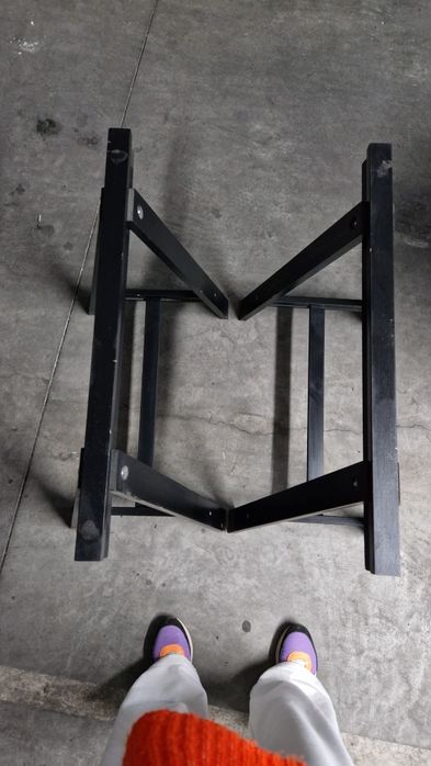 Ikea 2 Cavaletes pretos