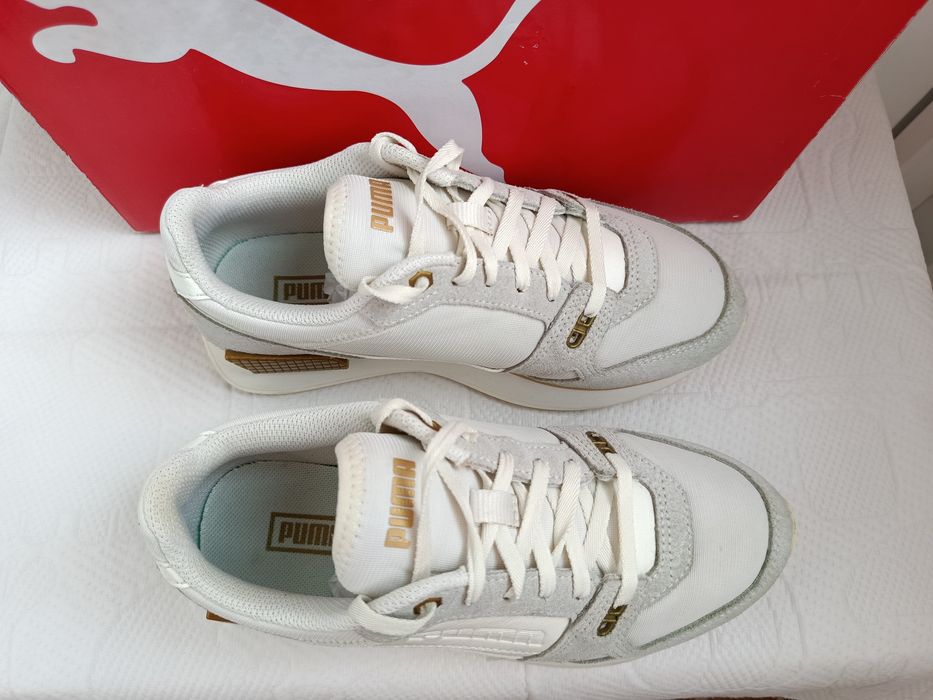 Кросівки жіночі PUMA mile rider metelic 37r / 23cm ( original). 
Розмір 37r /23cm.
Підійдуть на на стопу 23см .