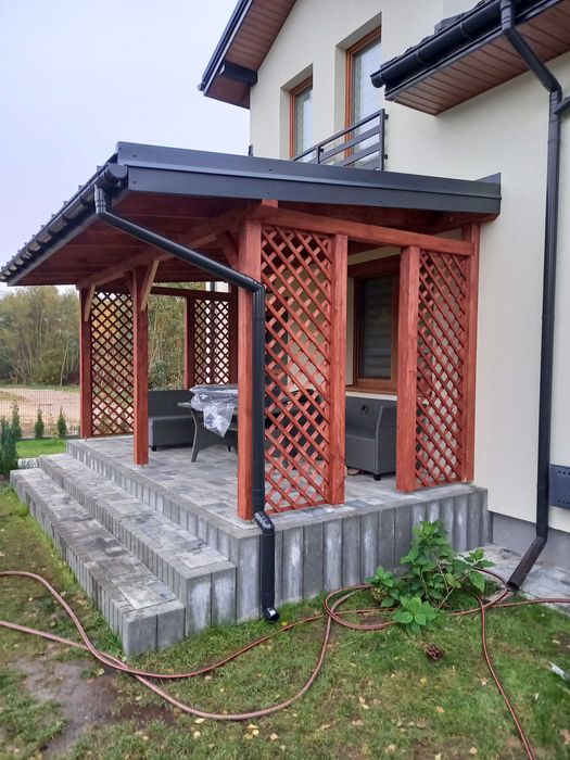 Domy szkieletowe Zadaszenia tarasów Elewacje drewniane Remonty