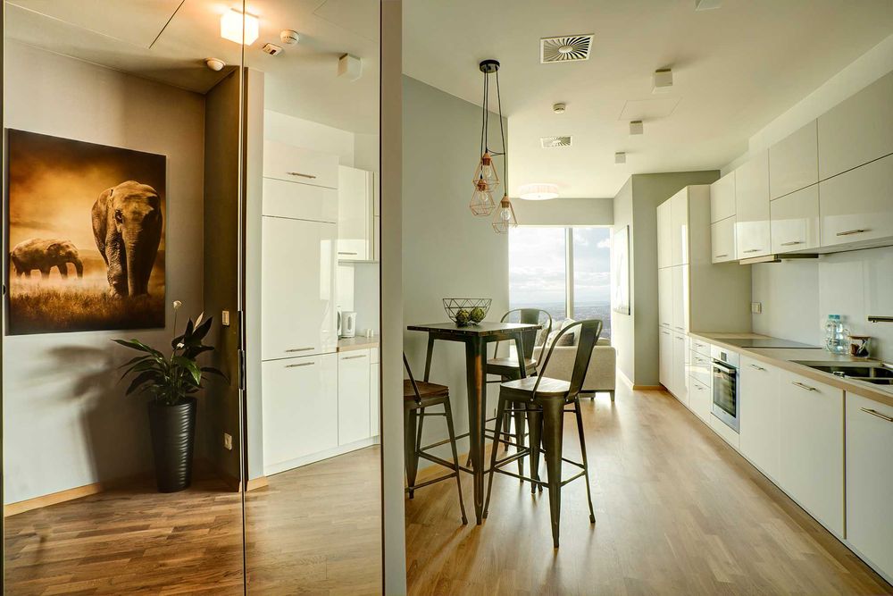 Luksusowy apartament w Sky Tower