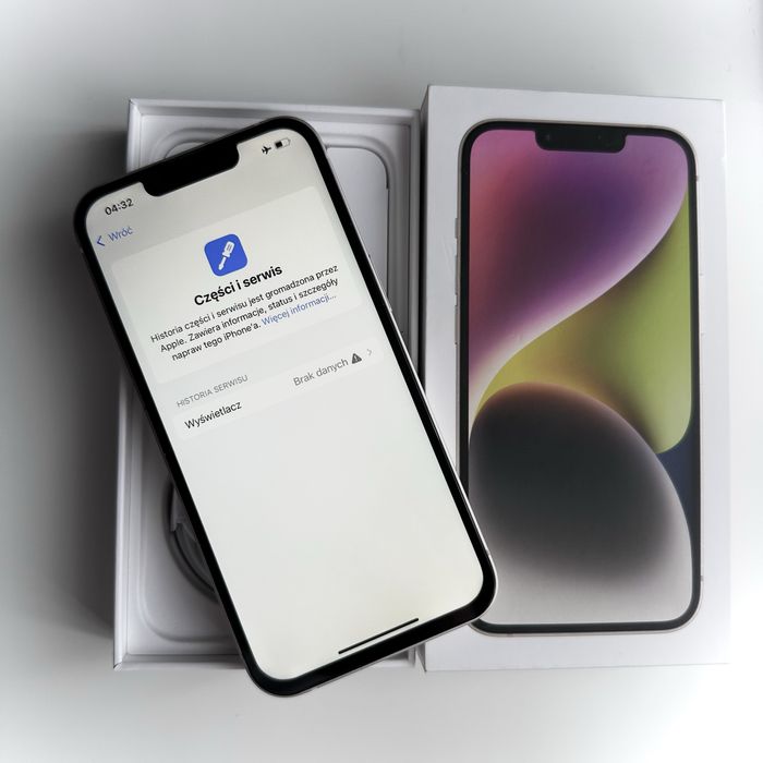 Iphone 14 128gb Biały - SPRAWNY 100% - TANIO
