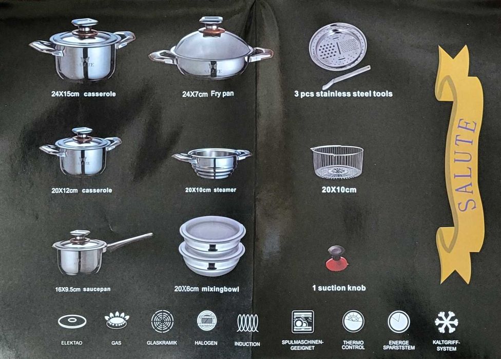 ¡¡¡¡!!! SUPER zestaw garnków SALUTE !!!¡¡¡¡