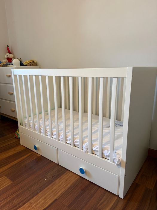 Berço bebé ikea branco
