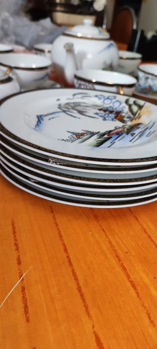 Conjunto de chávenas de café original do Japão