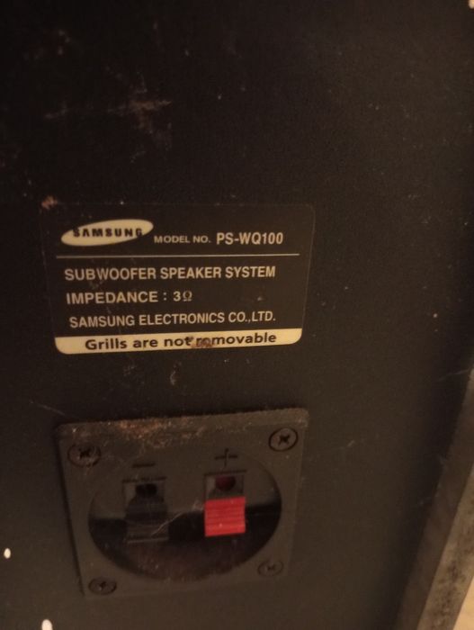 Vendo subwoofer Samsung