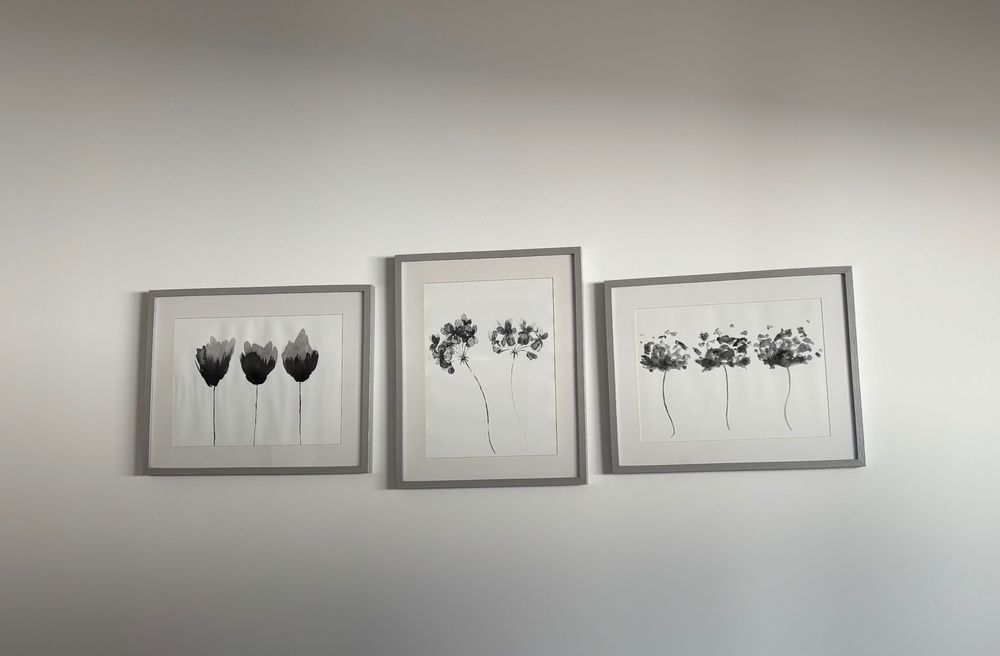 3 quadros decorativos