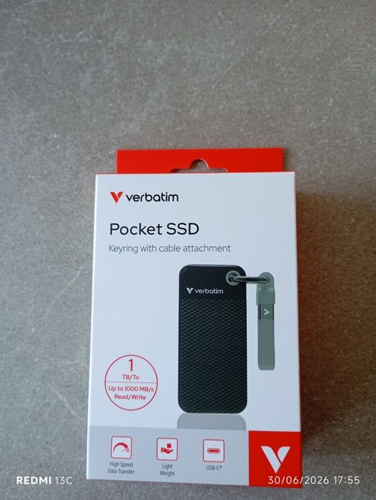 Pocket SSD 1TB verbatim