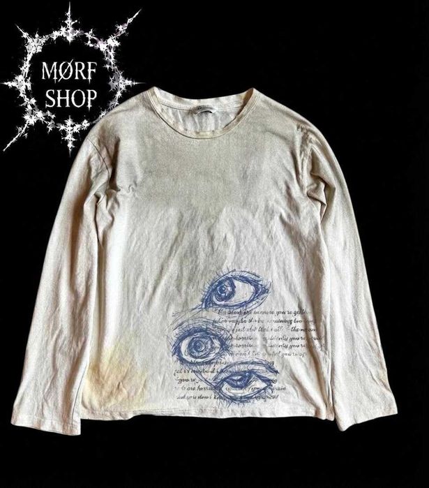 Hysteric Glamour Custom Nefor Opium Vintage Punk Archive Indyslius Y2k longsleeve/Опиум Альт Дрейн Винтаж Архив Индислиз лонгсливы